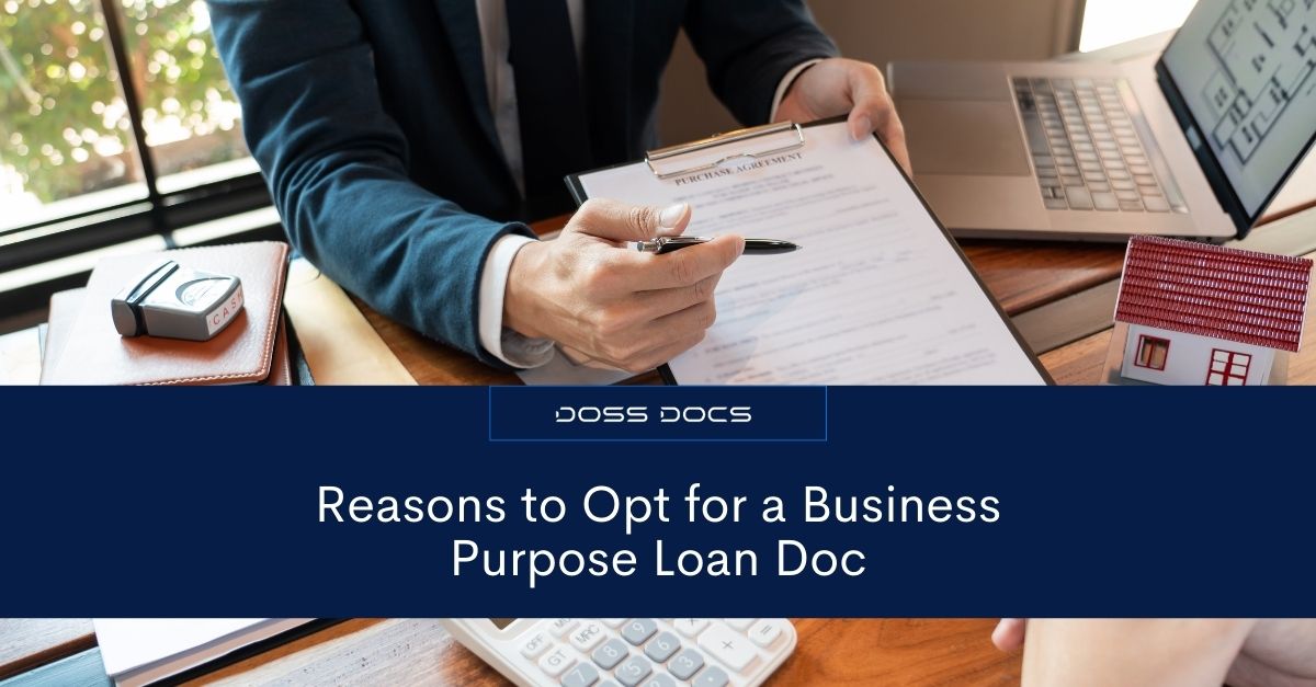 Business Purpose Loan Doc