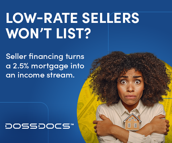 Seller Financing Loan Docs - Low Rate Sellers Won't List